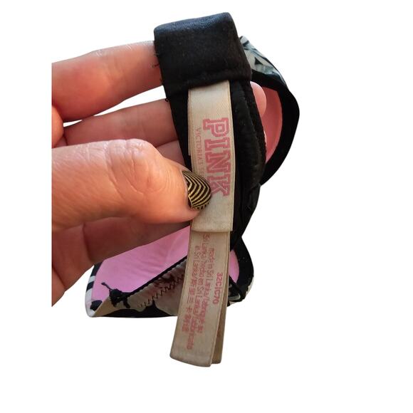 PINK Victorias Secret 32C Wear Everywhere Multi Way Push Up Bra Floral Tropical - Picture 3 of 5